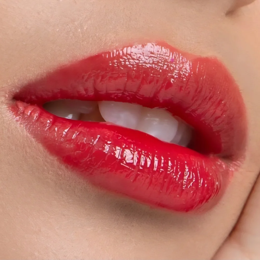 REVLON Fire & Ice Lipstick + BPURE Carnation Lip Jelly Set Classic Red Gloss Duo